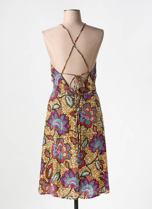 Rochie midi galben LA FEE MARABOUTEE femeie