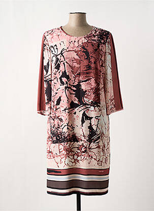 Rochie midi imprimeu floral mâneci lungi roz GERRY WEBER femeie