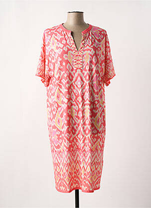 Rochie midi roz OUI femeie