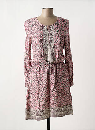 Rochie midi imprimeu floral mâneci lungi roz GERRY WEBER femeie