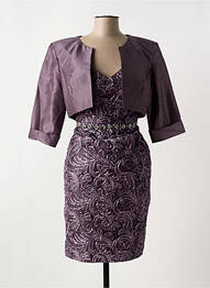 Set rochie broderie violet FASHION NEW YORK femme