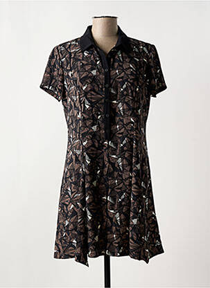 Rochie scurtă maro LOLA ESPELETA femeie