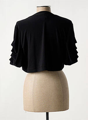 Bolero efect material satinat negru JOSEPH RIBKOFF femeie