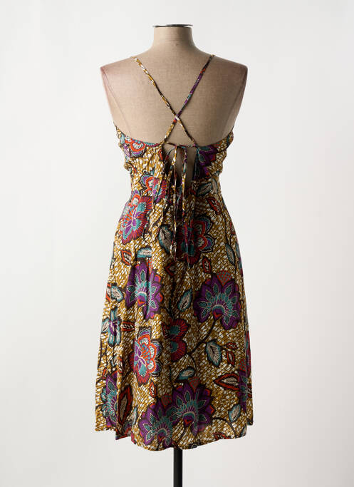 Rochie midi maro LA FEE MARABOUTEE femeie