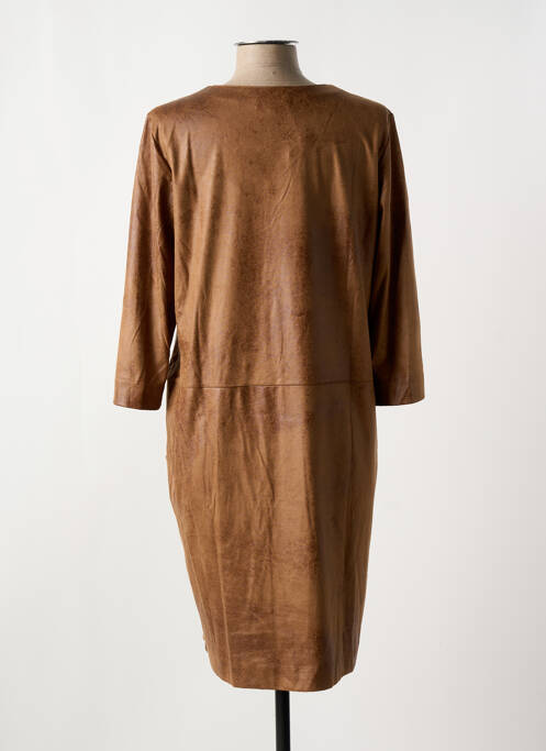 Rochie midi maro SIGNE NATURE femeie