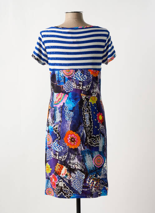 Rochie midi albastru OLIVIER PHILIPS femeie