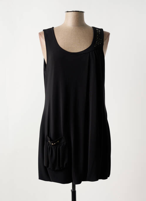 Tunică fără mâneci negru VANGO femeie