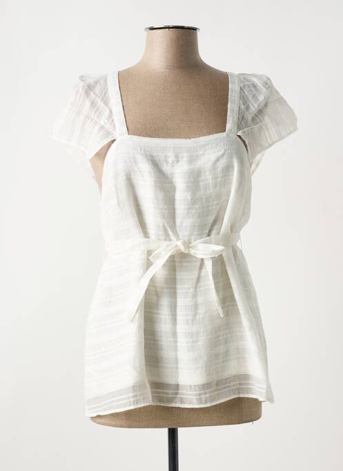 Top alb COP COPINE femeie