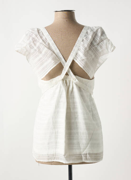 Top alb COP COPINE femeie