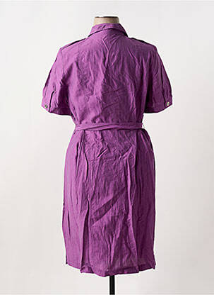 Rochie midi mâneci scurte mâneci scurte violet BASLER femeie