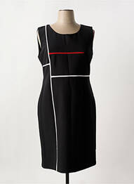 Rochie midi fără mâneci fără mâneci negru EDAS femme