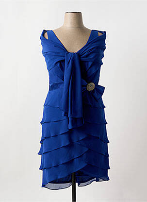 Rochie midi albastru FASHION NEW YORK femeie