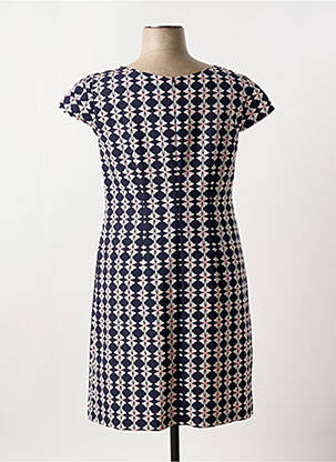 Rochie midi imprimeu fantezie mâneci scurte albastru BETTY BARCLAY femeie