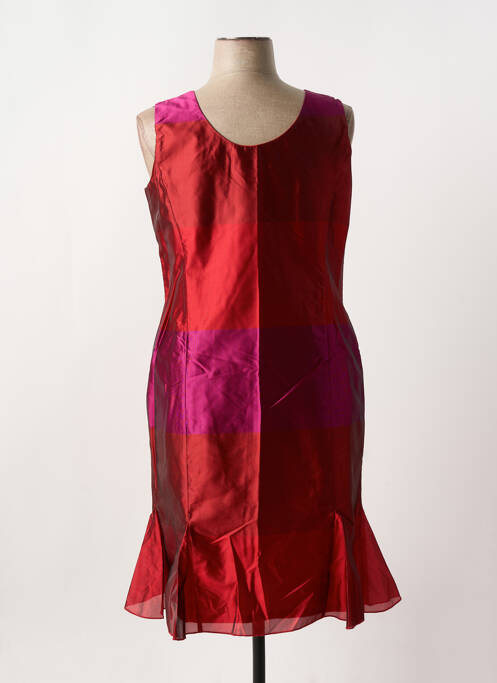 Rochie midi roșu PLAIT-IL ? femeie