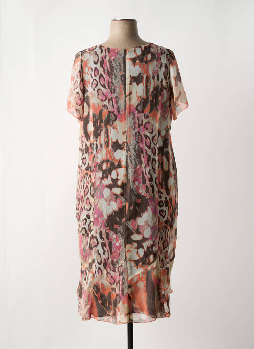 Rochie midi maro FRANCE RIVOIRE femeie