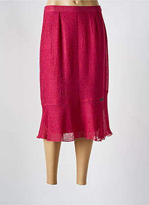 Fustă midi roșu GEVANA femeie