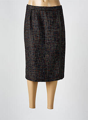 Fustă midi negru GEVANA femeie