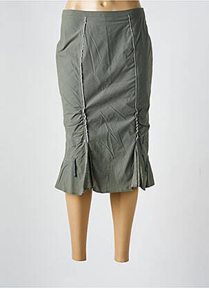 Fustă midi verde CHRISTINE LAURE femeie
