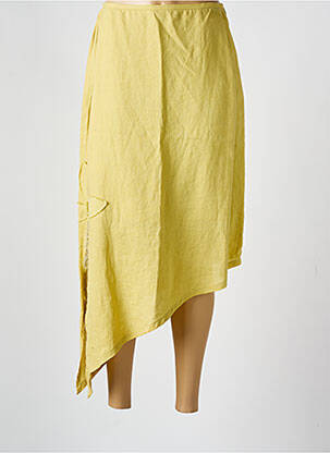 Fustă midi galben COCO MENTHE femeie