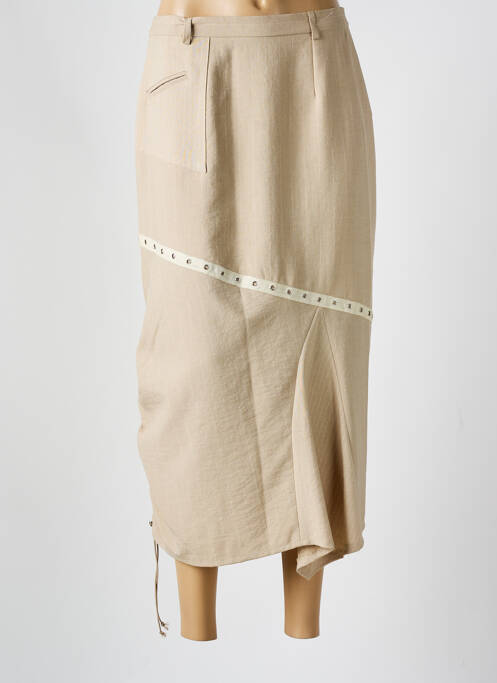 Fustă lungă bej M&Y femeie