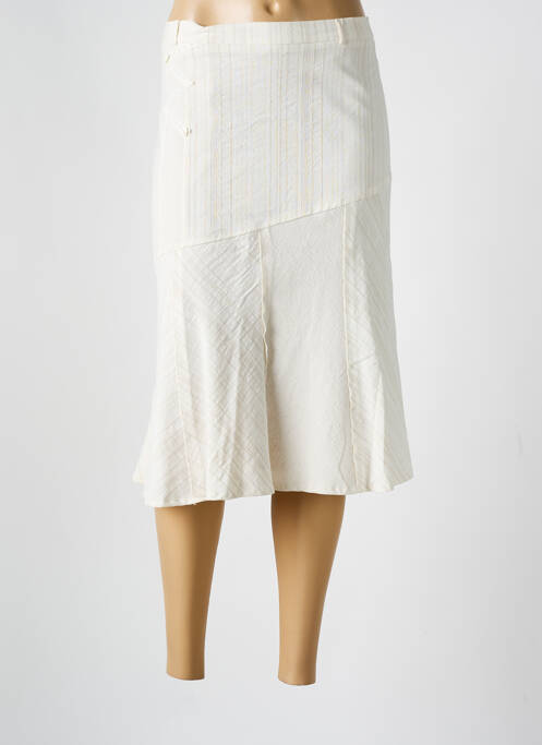 Fustă midi bej MASSY femeie