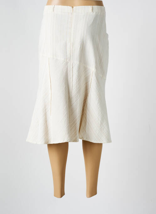 Fustă midi bej MASSY femeie