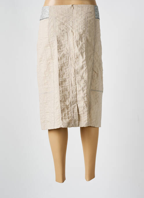 Fustă midi bej CHRISTINE LAURE femeie