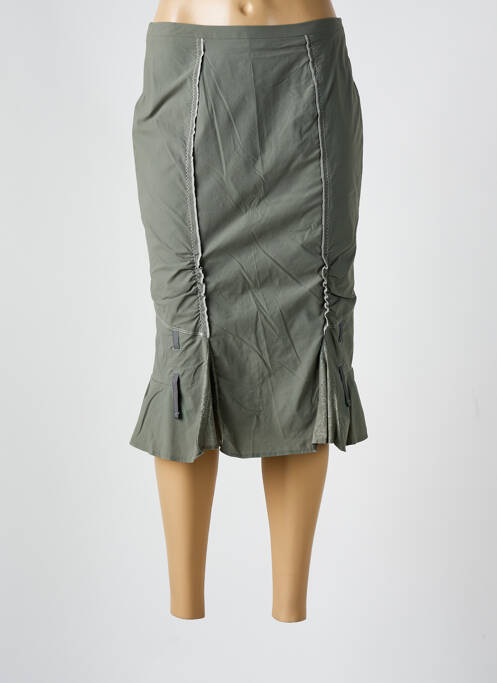 Fustă midi verde CHRISTINE LAURE femeie