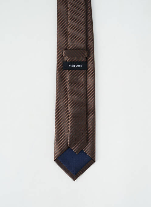 Cravată maro VIRTUOSE bărbat