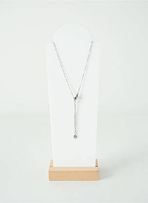 Colier materiale metalice argintiu NOUVEAU CHIC femeie