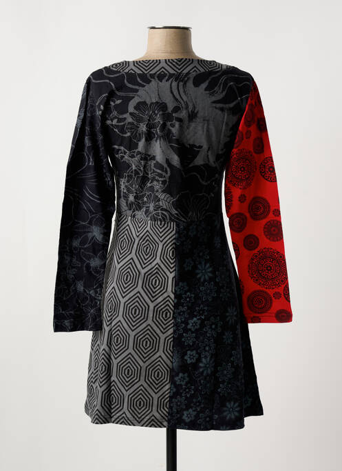 Rochie midi gri COTON DU MONDE femeie