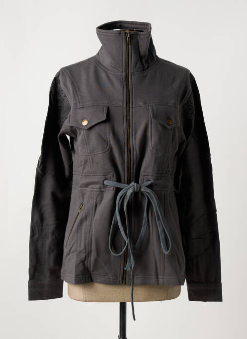 Jachete casual gri COTON DU MONDE femeie