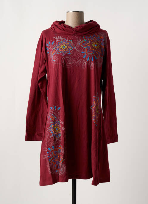 Tunică mâneci lungi violet COTON DU MONDE femeie