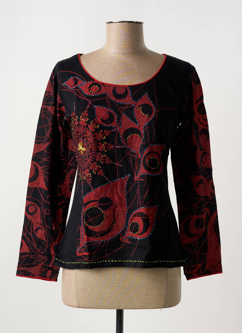 Tricou negru COTON DU MONDE femeie