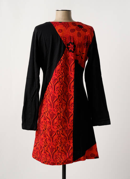 Tunică mâneci lungi roșu COTON DU MONDE femeie