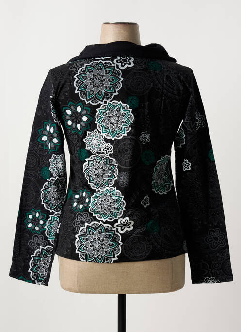 Tricou negru COTON DU MONDE femeie