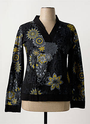 Tricou negru COTON DU MONDE femeie