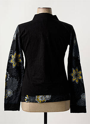 Tricou mâneci lungi mâneci lungi negru COTON DU MONDE femeie