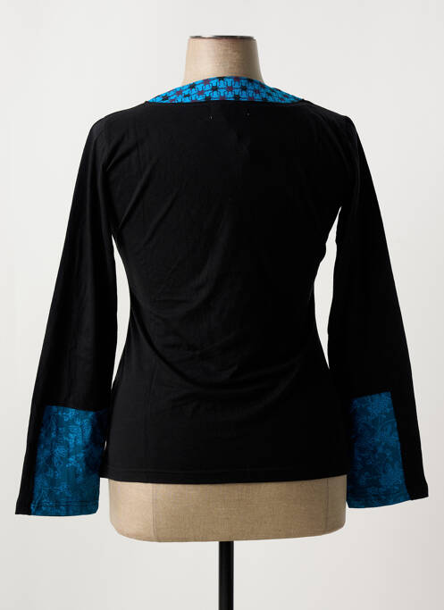 Tricou albastru COTON DU MONDE femeie