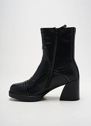 Botine/ghete material neted toc de 4 la 6 cm negru NOA HARMON femeie