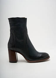 Botine/ghete material neted toc de 4 la 6 cm verde MJUS femme