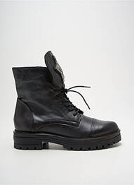 Botine/ghete material neted toc de 4 la 6 cm negru MJUS femeie