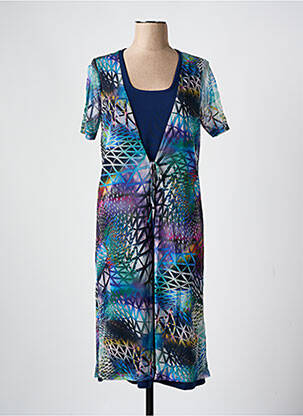 Rochie midi albastru GUY DUBOUIS femeie