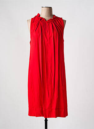 Rochie midi roșu COULEURS DU TEMPS femeie