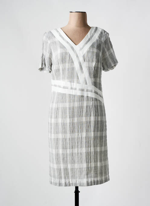 Rochie midi gri MERI & ESCA femeie