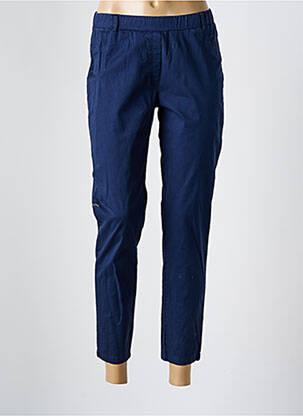 Pantalon 7/8 elasticitate mărime normală albastru GUY DUBOUIS femeie