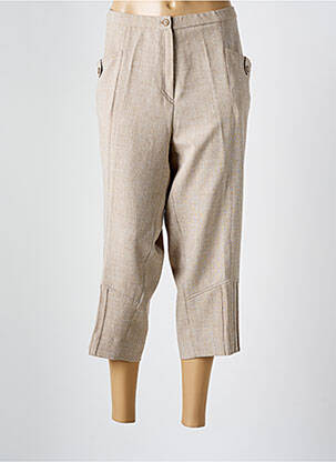 Pantalon trei sferturi bej FRANCE RIVOIRE femeie