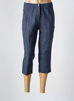 Pantalon trei sferturi albastru FRANCE RIVOIRE femeie