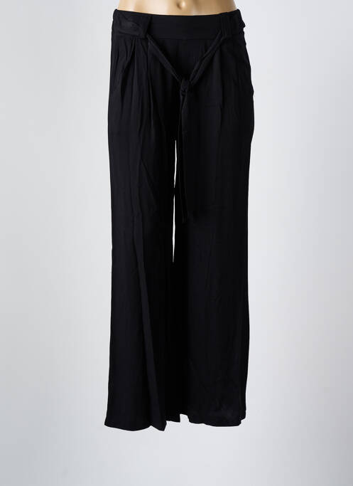 Pantalon drept negru COULEURS DU TEMPS femeie