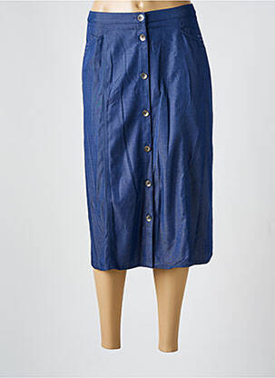 Fustă midi albastru FRANCE RIVOIRE femeie